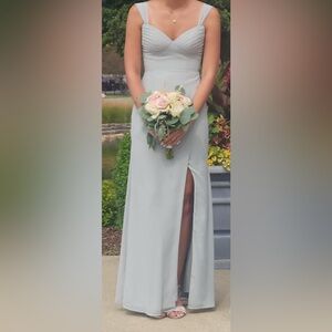 Azazie Audre bridesmaid dress Agave size 0